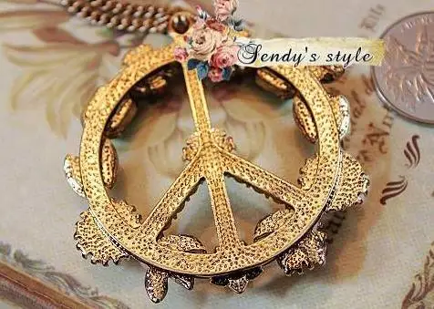 OMH оптовая продажа Европа и Америка Винтаж подвеска с цветком жемчужиной сплава