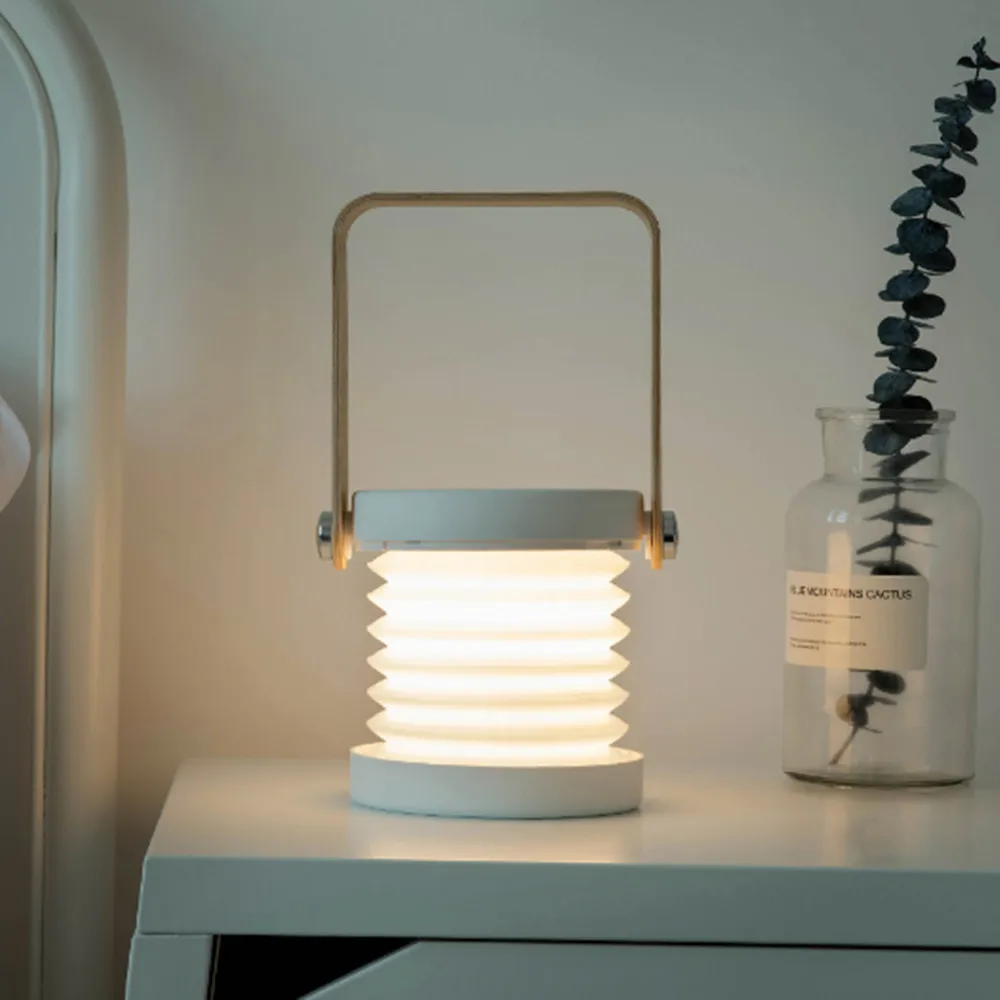 

3D lantern camping nightlight led table lamp/ rechargeable usb bedside lamp creative gift lighting