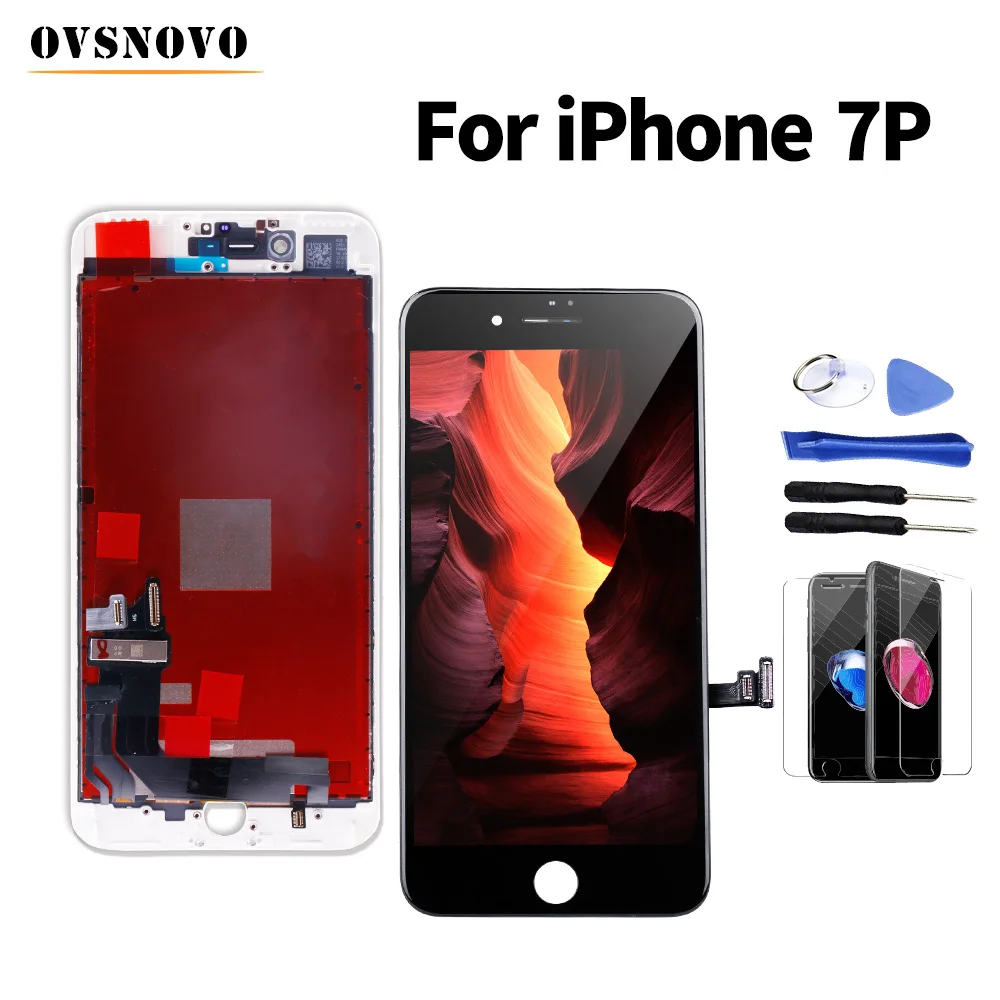 Быстрая доставка ecran для iPhone 7 plus ЖК-экран Замена дигитайзер сборка + стекло