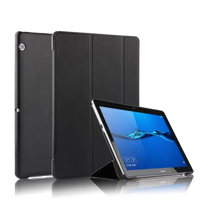 Чехол для huawei Mediapad m3 lite 10 BAH-L09 BAH-AL00 bah-w09 10," из искусственной кожи чехол для huawei M3 Lite 10,1 Tablet PC чехол Крышка - Цвет: style2 black