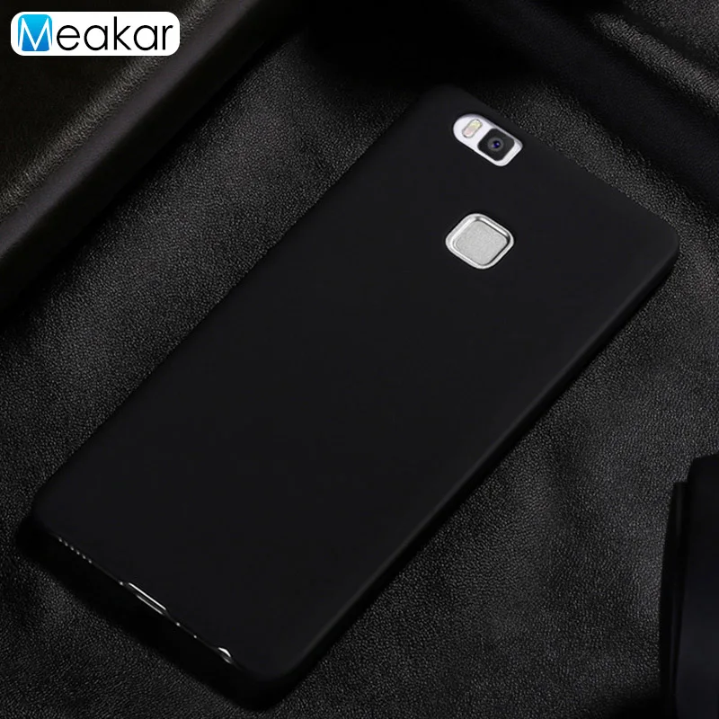 Coque 5.2For huawei P9 Lite чехол для huawei P9 G9 Lite Plus Honor 8 смарт-двойной P9Lite телефона чехол-лента на заднюю панель - Цвет: black