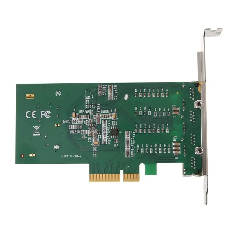 Intel I350-T4-QY чип PCI-Express PCI-E четыре RJ45 гигабитные порты серверный адаптер NIC