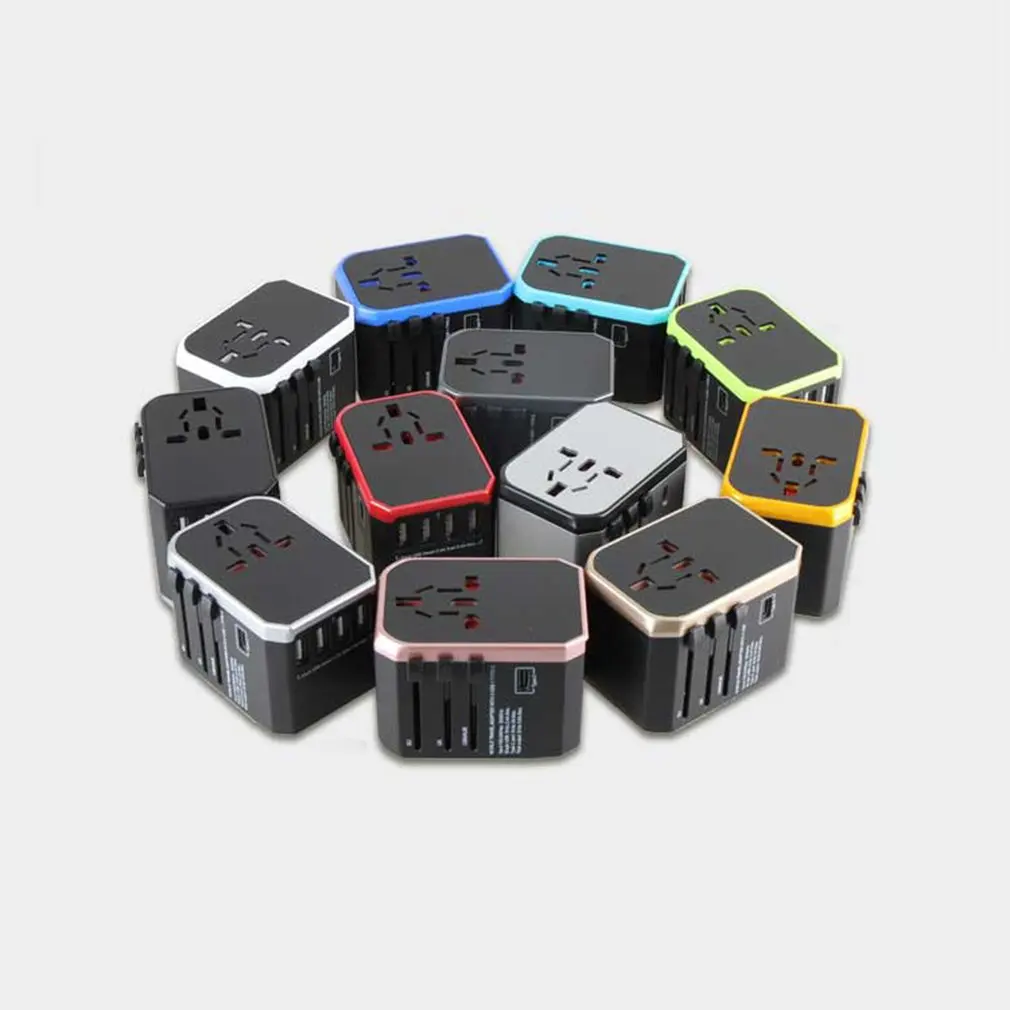 4USB + TypeC дорожный адаптер для быстрой зарядки с 4 usb разъемами все в одном адаптере