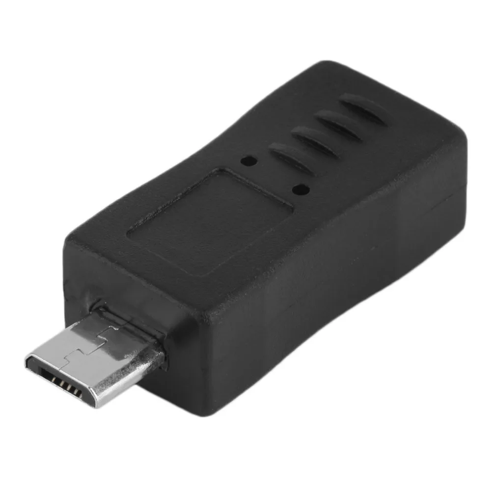 Универсальный мини USB адаптер гнездо к микро штекер конвертер