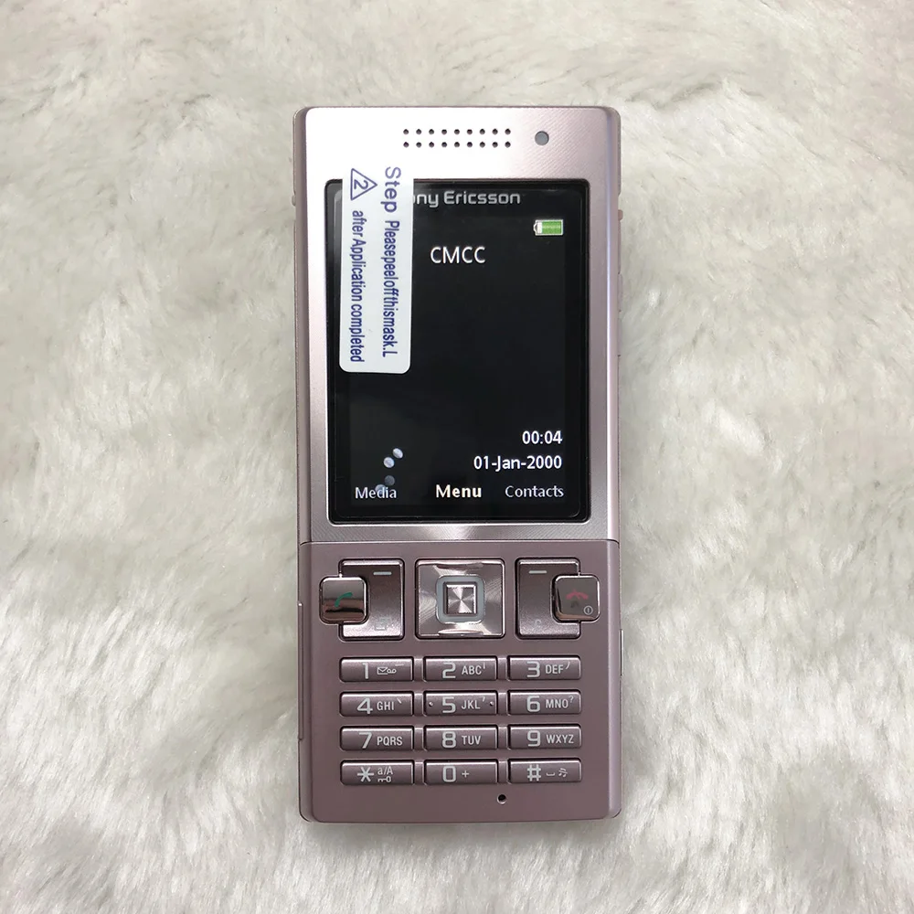 Оригинальный мобильный телефон Sony Ericsson T700 3G Bluetooth 3.15MP Восстановленный и один год
