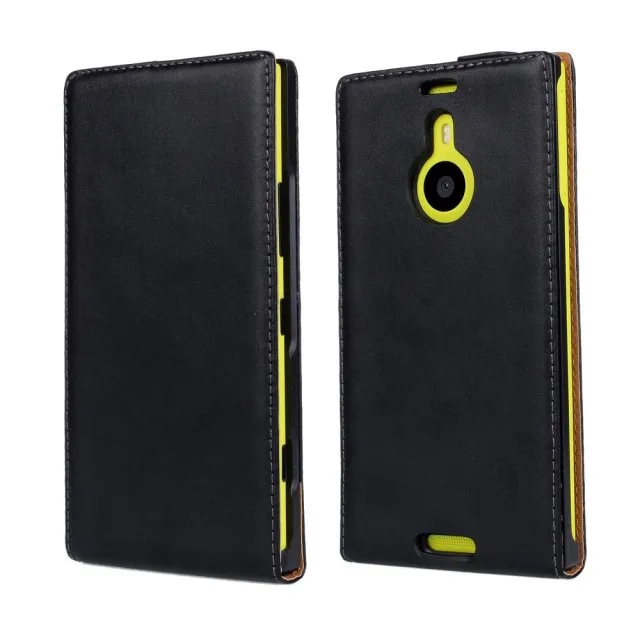 Для Nokia Lumia 1520 чехол Флип кожаный Вертикальный чехол для телефона чехол Etui Funda Hoesje Capa Para Capinha для Lumia 1520 - Цвет: Черный