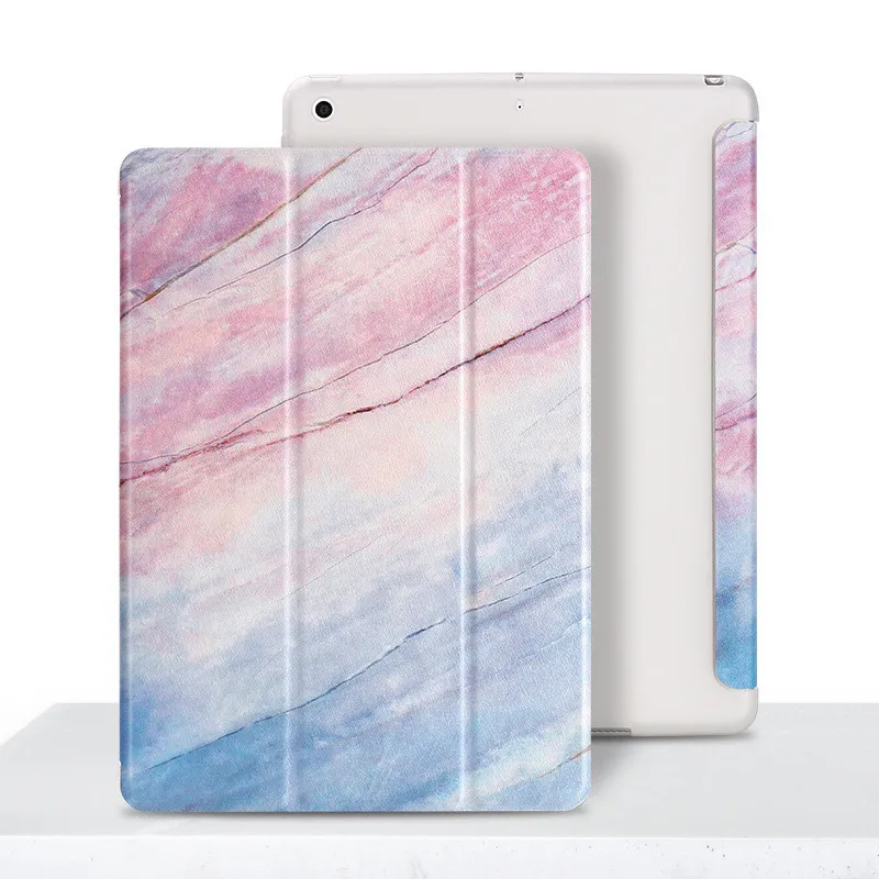 Мраморный чехол для iPad кожаный силиконовый чехол для iPad Air 2 1 Pro 10,5 Авто сон/Пробуждение Coque для Funda iPad 234