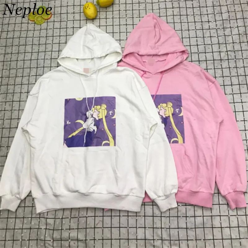 Neploe/пуловеры для девочек с рисунком из мультфильма Новинка 2019 года Осенняя