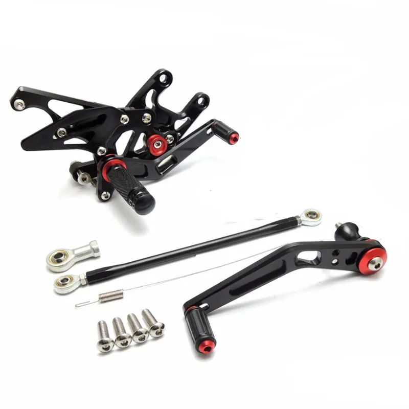 Для Honda CBR1000RR ЧПУ регулируемый задний комплект Rearsets ног 2008 2009 2010 2011 2012 2013