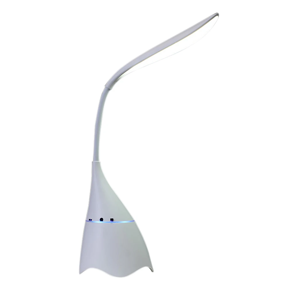 Портативная настольная лампа usb зарядка Bluetooth динамик Светодиодный настольный