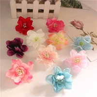5pcs simulation artificial peony rose small orchid head home wedding dress up supplies party restaurant decoration accessories