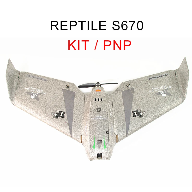 Рептилии S670 V2 SKY SHADOW 670 мм Wingspan FPV EPP летающие крылья гоночный самолет