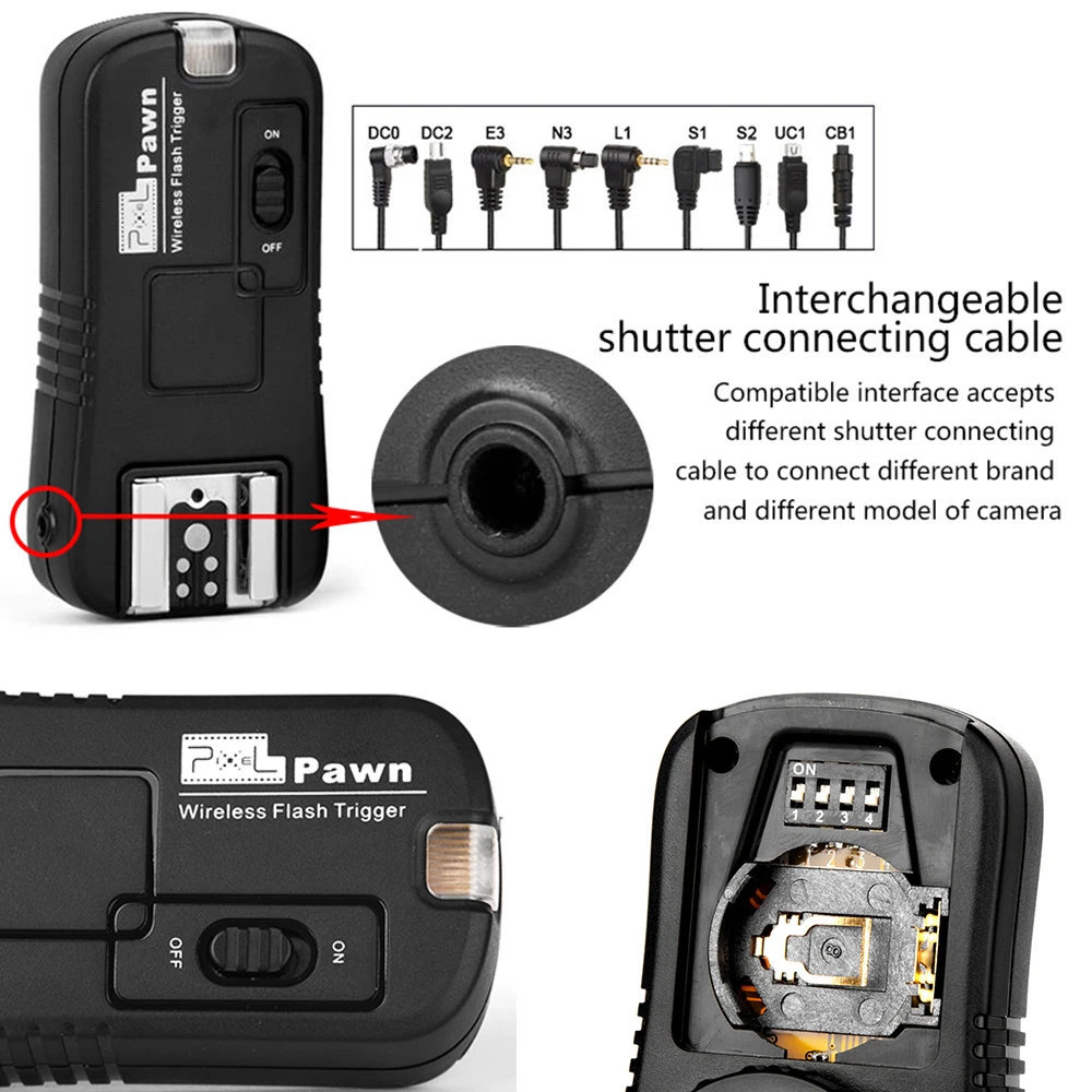 Для камер Canon 600D 60D 700D 5D3 6D беспроводной пульт дистанционного управления триггером