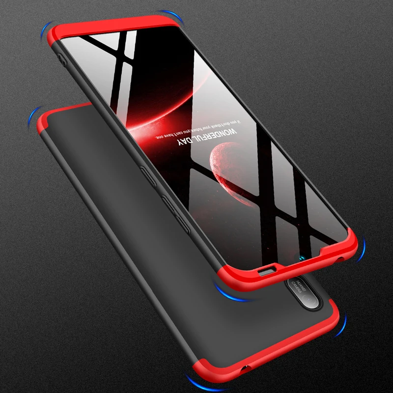 Чехол накладка Koosuk 3 в 1 для Huawei Y6 2019 жесткий матовый чехол телефона Pro Prime защитный