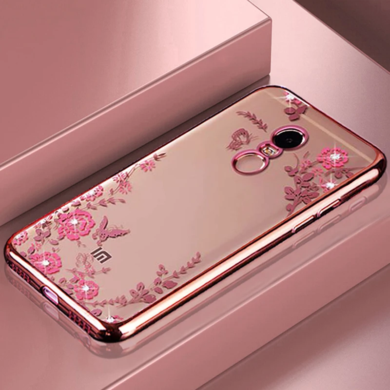 YonLinTan роскошный чехол для Xiaomi Redmi Note 4 note4 pro прозрачные телефонные чехлы задняя
