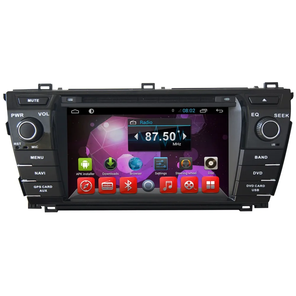 7 &quotHD 1024*600 четырехъядерный Android 6 0 Автомобильный DVD GPS Радио Видео Стерео