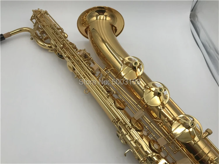 

BULUKBrand Instrument Baritone Saxophone E Flat Gold Lacquer Surface Brass Tube High Quality SaxWith Mouthpiece Canvas Case