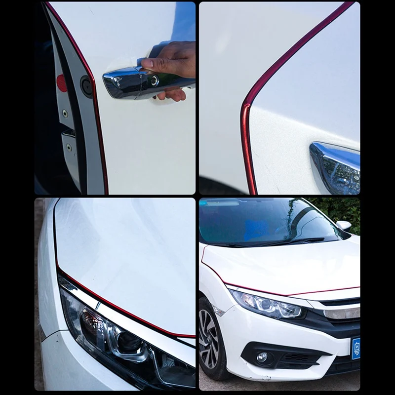 1 рулон 5 м хромированная полоса для кузова автомобиля бампер защитная двери