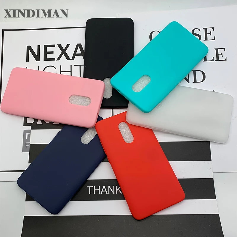 XINDIMAN матовый простой чехол для xiaomi redmi note4X задняя крышка силиконовый мягкий ТПУ