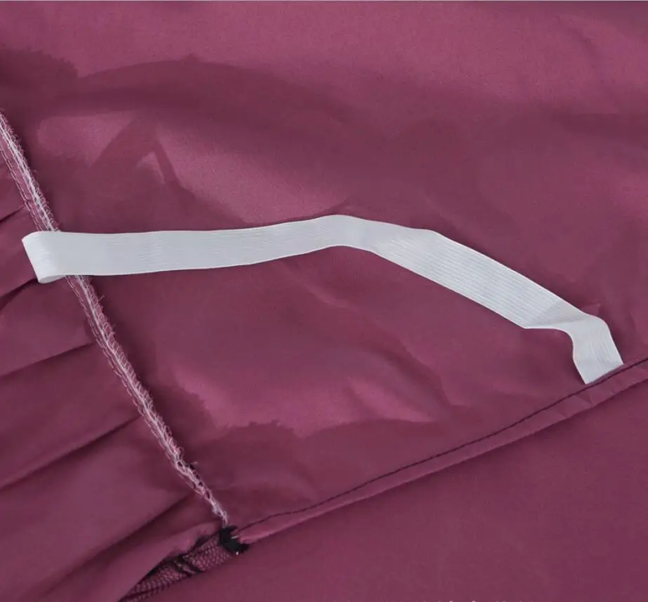 Однотонная кружевная кровать юбка наволочки розовый синий красный принцесса