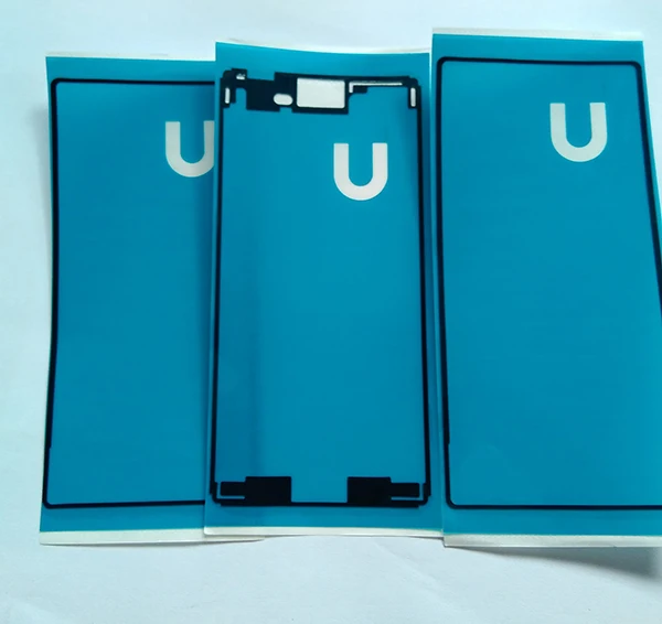 10 шт./5 компл. Передняя сенсорная ЖК-лента + задняя крышка корпуса наклейка для Sony