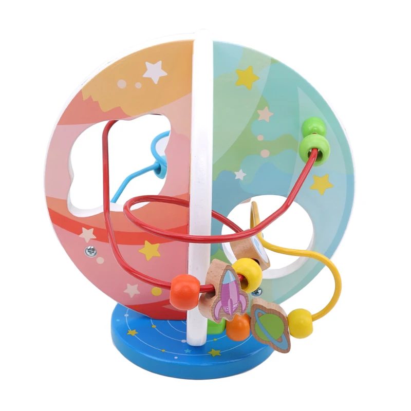 Детские Игрушки для раннего обучения деревянные игрушки детей с круглыми