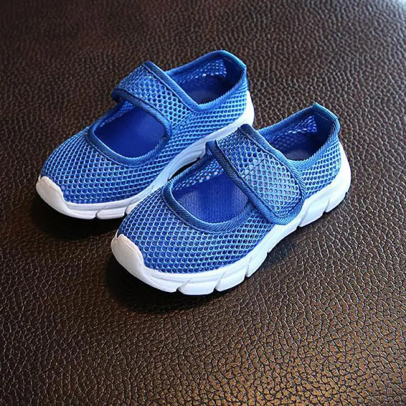 JABASIC Summer Breathable Mesh Children Shoes Single Net Cloth Kids Sports Casual Candy Color Boys Girls Sneakers | Детская одежда и