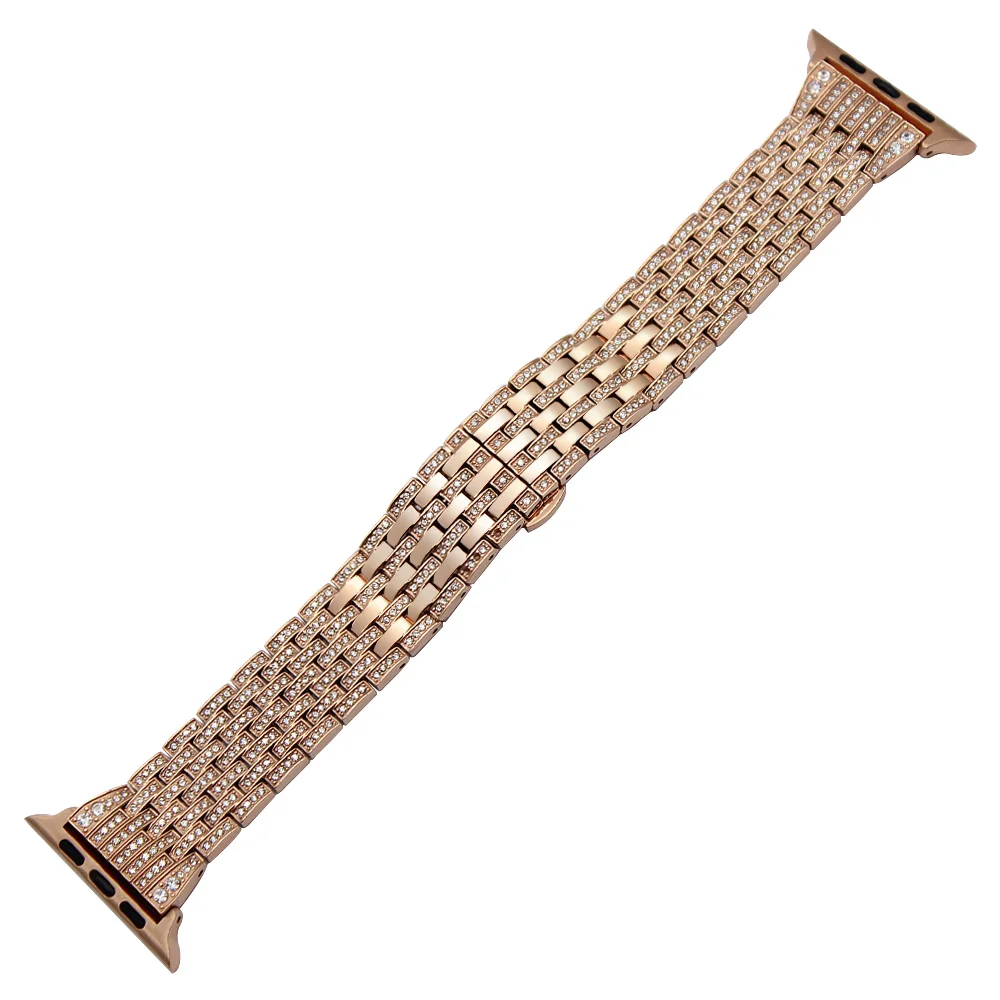 Браслет из нержавеющей стали для iWatch Apple Watch Series 5 4 3 2 1 38 мм 40 42 44 мм|strap bracelet|watchband for