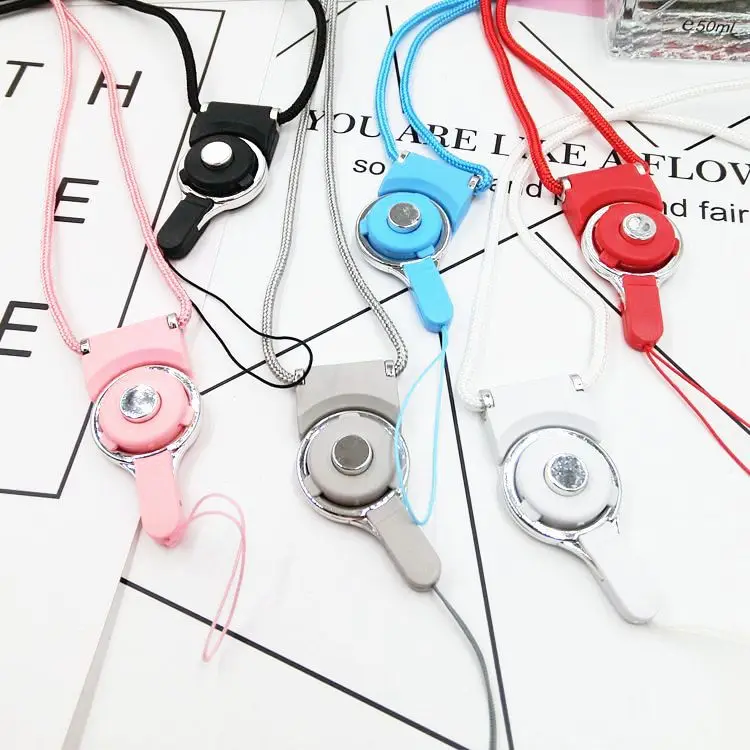 

Long Neck Strap Lanyard for Phones/Car Keys Detachable Keychain KeyRing Holder porte clef Hanging Adornment ID Badge Strap