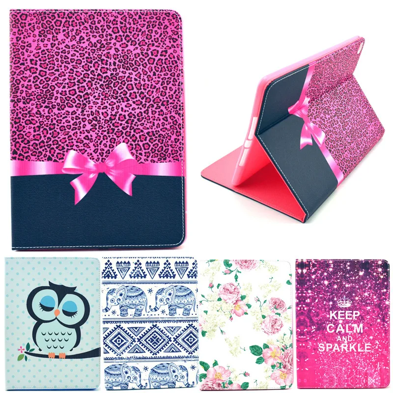 Чехол Wekays Coque для Apple iPad 2 3 4 Мультяшные кожаные чехлы чехол A1430 A1460 защитный s|tablet