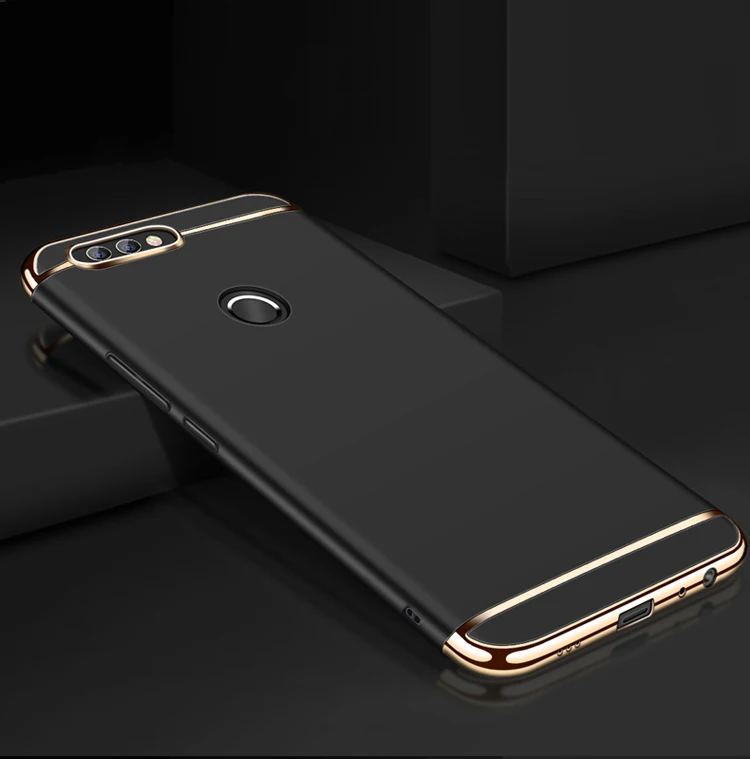 Чехол с гальваническим покрытием 3 в 1 для Huawei mate 20 P20 pro lite 20X honor 9i 10 play 8X max enjoy 9 plus nova