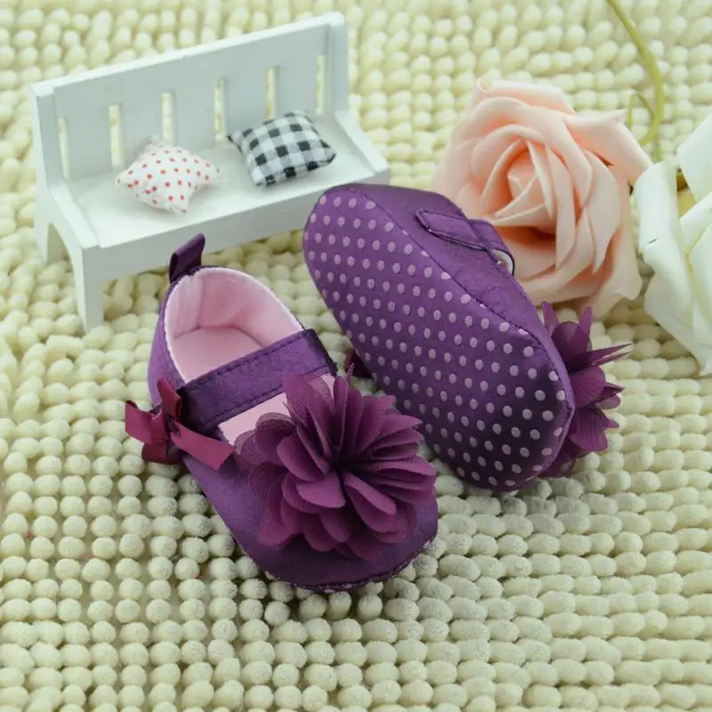 

LONSANT 2018 Toddler Kids Girls Shoes Bowknot Flower Sole Walking Shoes E1120