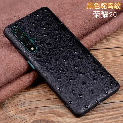 6 Чехол для Honor 20, новинка, аксессуары для телефона, натуральная коровья кожа, чехол для huawei Honor 20/20 Pro, Защитная, защита экрана - Цвет: 6