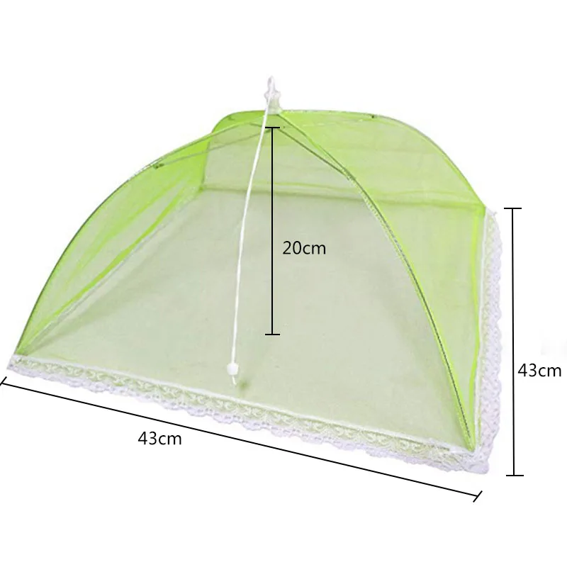 Зонтик покрытие для еды пикника кухни противомоскитная сетка стола палатки лета