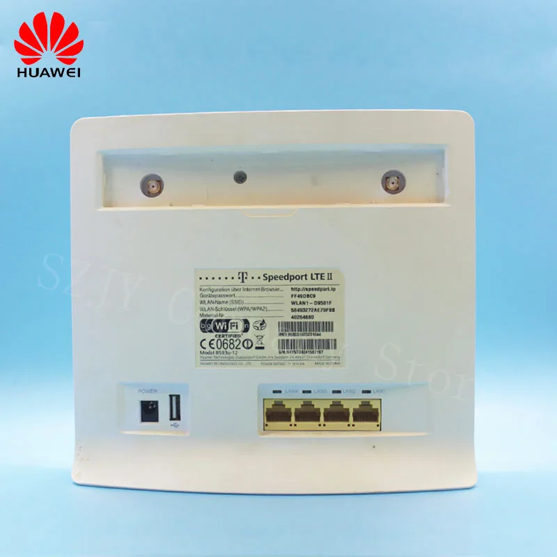 Разблокированный используемый беспроводной маршрутизатор huawei B593 B593s 12 B593u с