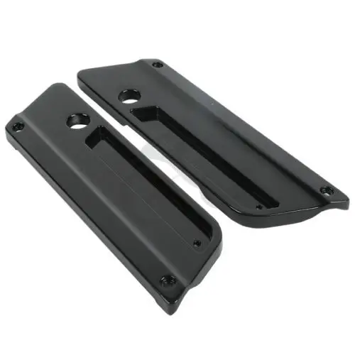 Жесткая металлическая сумка для седла крышки с защелкой Harley Touring Road King Street Glide