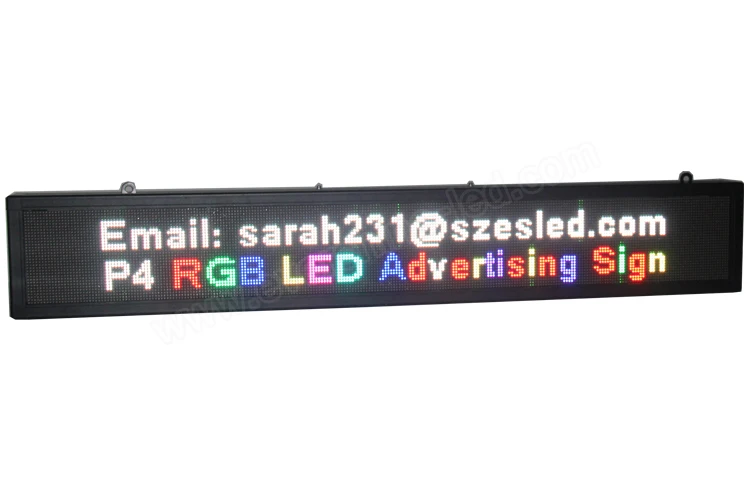 HD P4 Крытый RGB полноцветный светодиодный видео настенный модуль для 256x32 пикселей