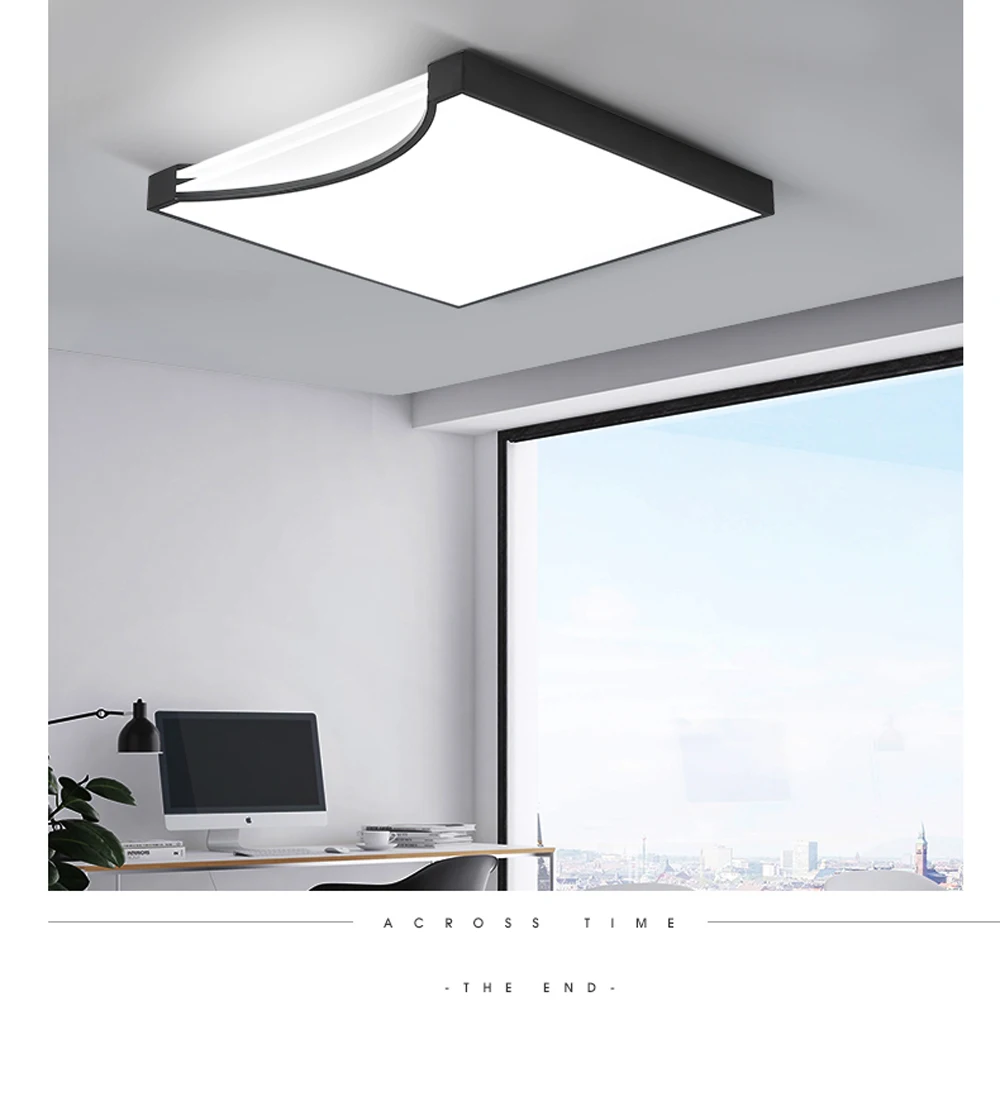 LED Современные Акриловые Железные Квадратные 5 см Супер Тонкий Светодиодные Лампы.Светодиодные Светильники.Люстры Потолочные.Светильники Потолочные Светильники.Потолочный Светильник Для Столовой,Фойе и Спальни