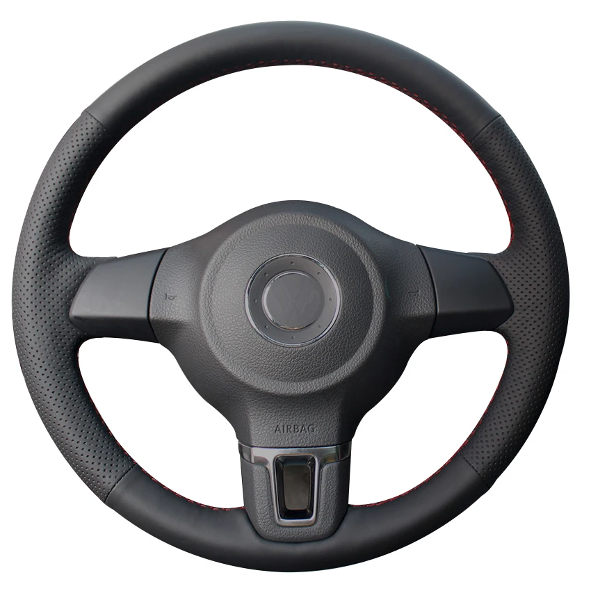 

Искусственная кожа, черный цвет, для Volkswagen Golf 6 Mk6 2010-2013 VW Polo MK5 2010-2013