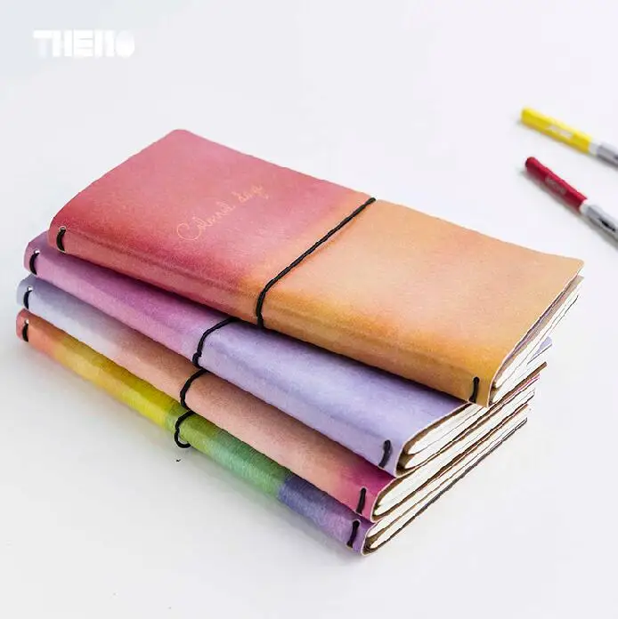 8 шт/лот креативный красочный день из искусственной кожи чехол для планировщика