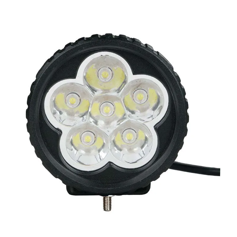 Универсальный 18 Вт 6LED круглый прожектор Автомобильные фары точечный