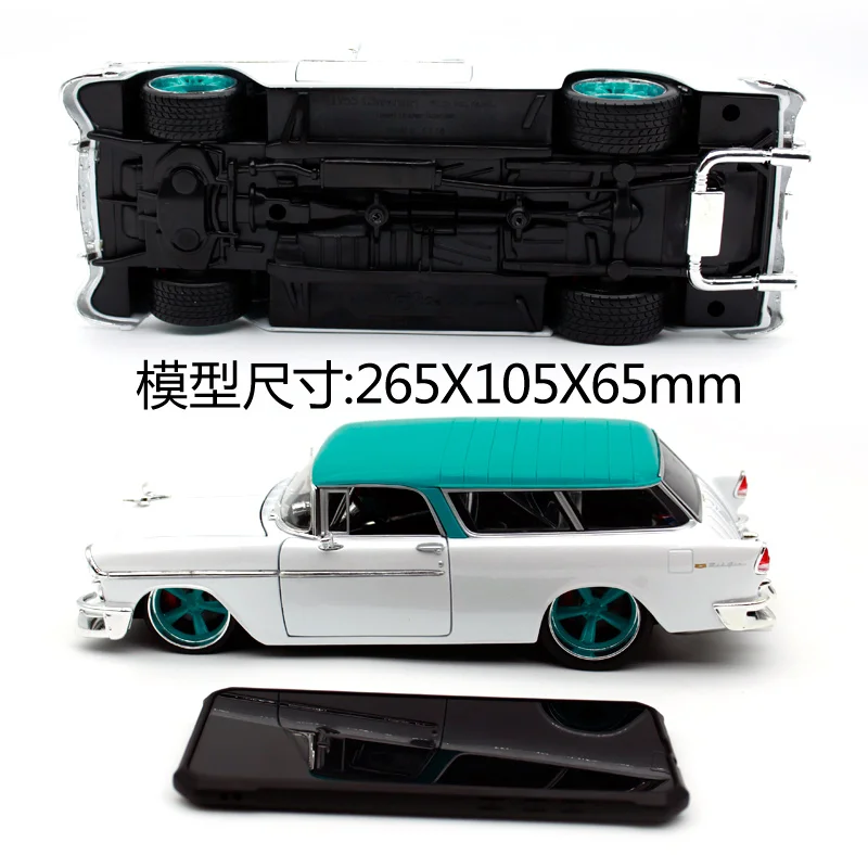Винтажная белая модель автомобиля Maisto 1:18 1955 Chevrolet NOMAD литая новая игрушка в