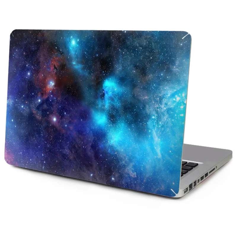 YCSTICKER - 4pcs/Set Laptop Full Sticker Top Bottom US&ampEU Keyboard Vinyl Decal Starry Skin For Macbook Air Retina Pro &amp Film |