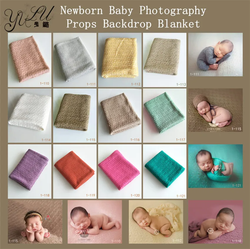 

Wraps Mohair thin Fabric Newborn Baby Photography Photo Props Backdrop Blanket Newborn Basket Stuffer Photography fabrics
