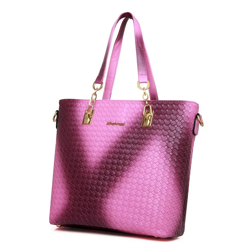 Осень Известная Марка Женщин Сумки Топ Ручка Мода Градиент Цвета Женщины Сумка