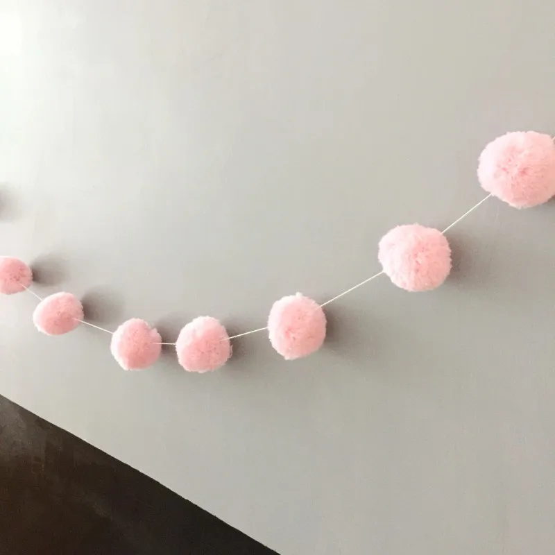 12 шт. декоративные подвески в виде Помпона для девочек | Дом и сад