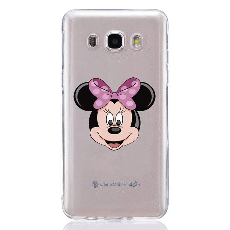 Для Samsung Galaxy A3 A5 2016 2017 A300 A320F A510 A520F TPU цветной мягкий чехол с изображением Микки и