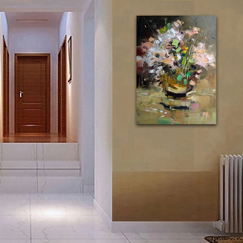 Ручная роспись маслом домашний Декор живопись высокое качество современное