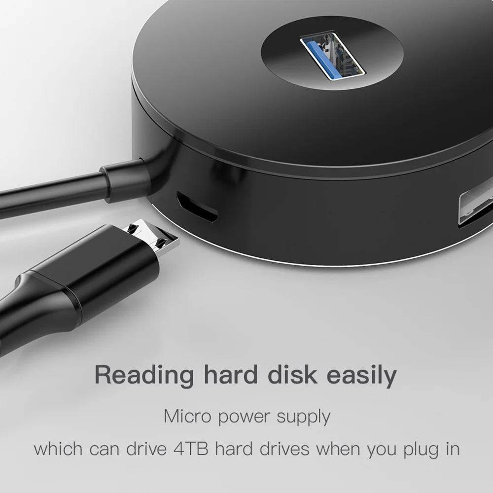 4 USB порта концентратор смарт-адаптер 3 0 или Тип C к USB3.0 + USB2.0 для ноутбука MacBook