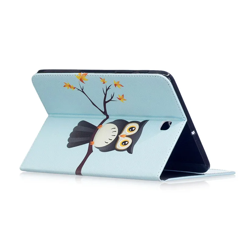 Модный окрашенный умный чехол-подставка из искусственной кожи для Samsung Galaxy Tab S2 T710